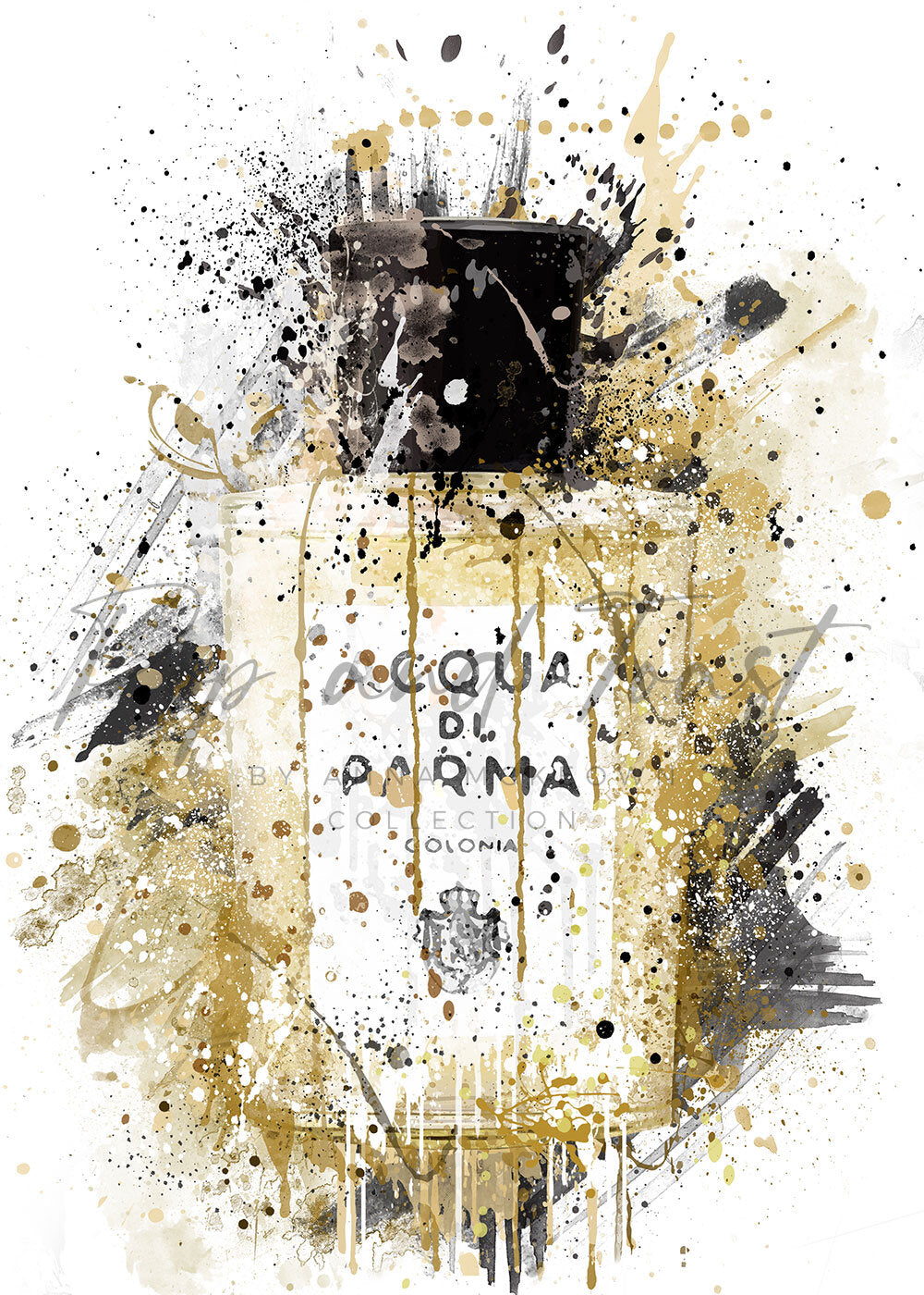 ACQUA DI PARMA PERFUME PRINT - 'MADAME CHIC'