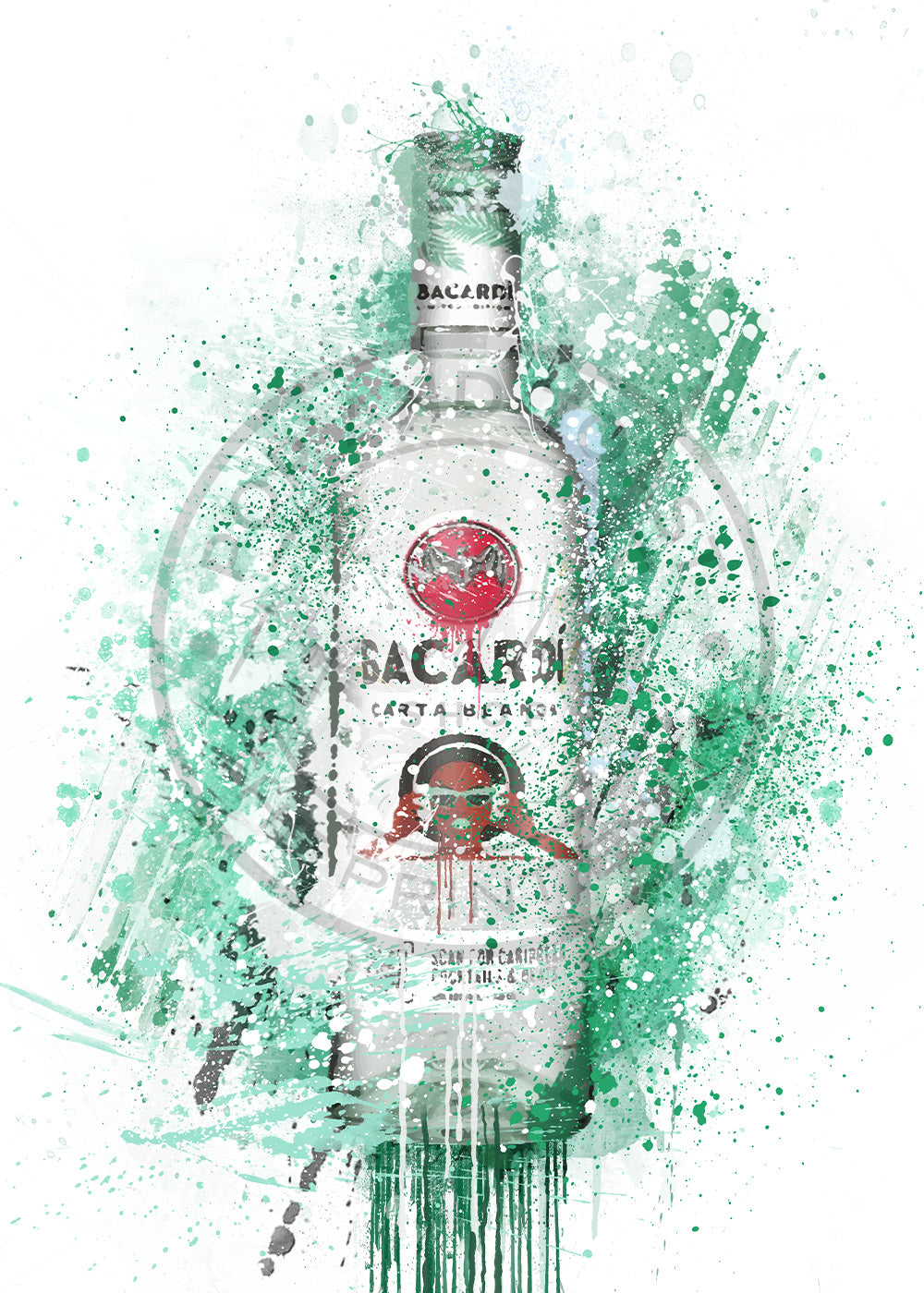 Bacardi print, 'Bacardi party'