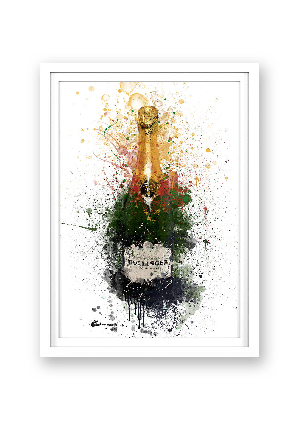 BOLLINGER CHAMPAGNE PRINT - 'BOLLY'