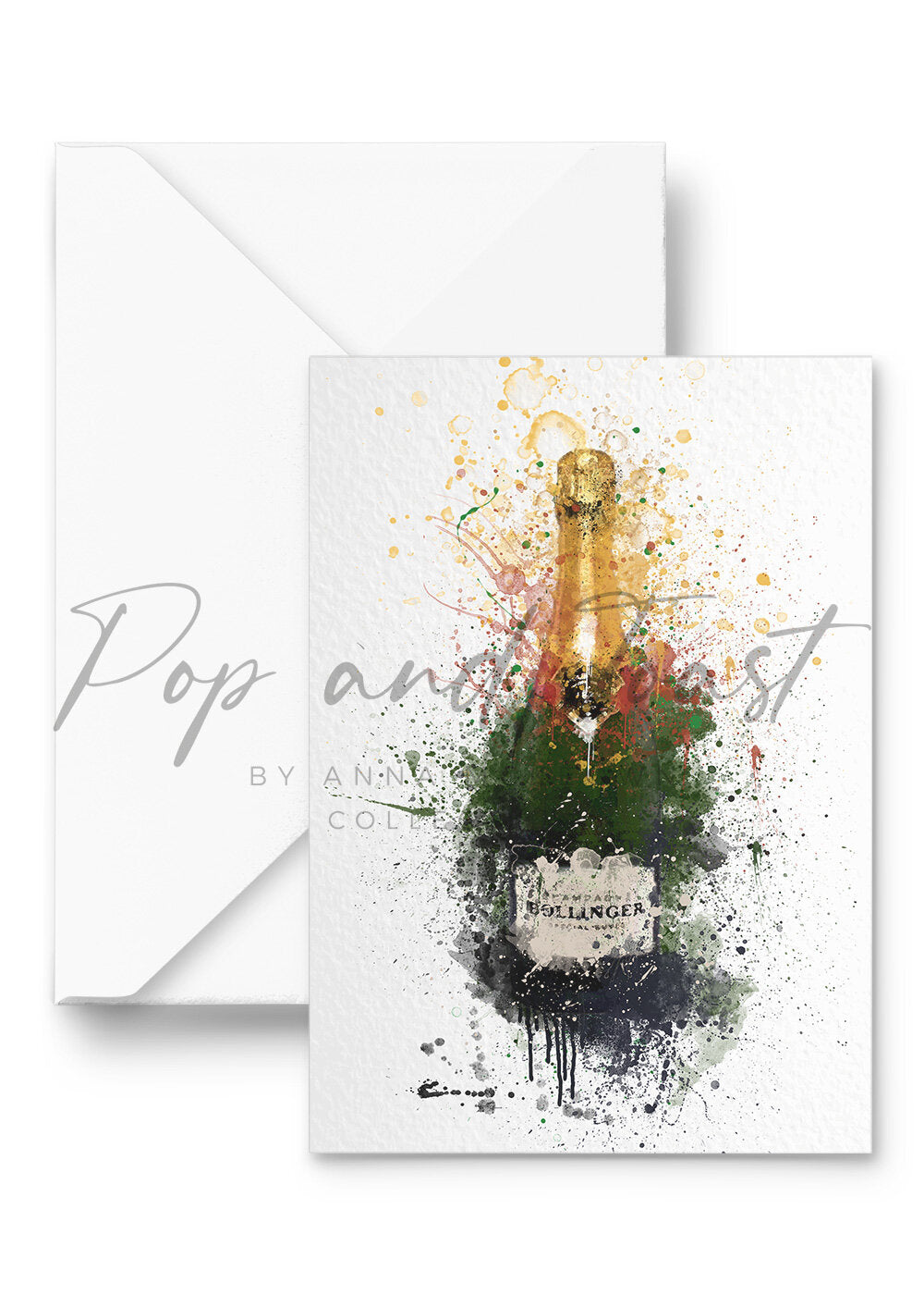 BOLLINGER GREETINGS CARD