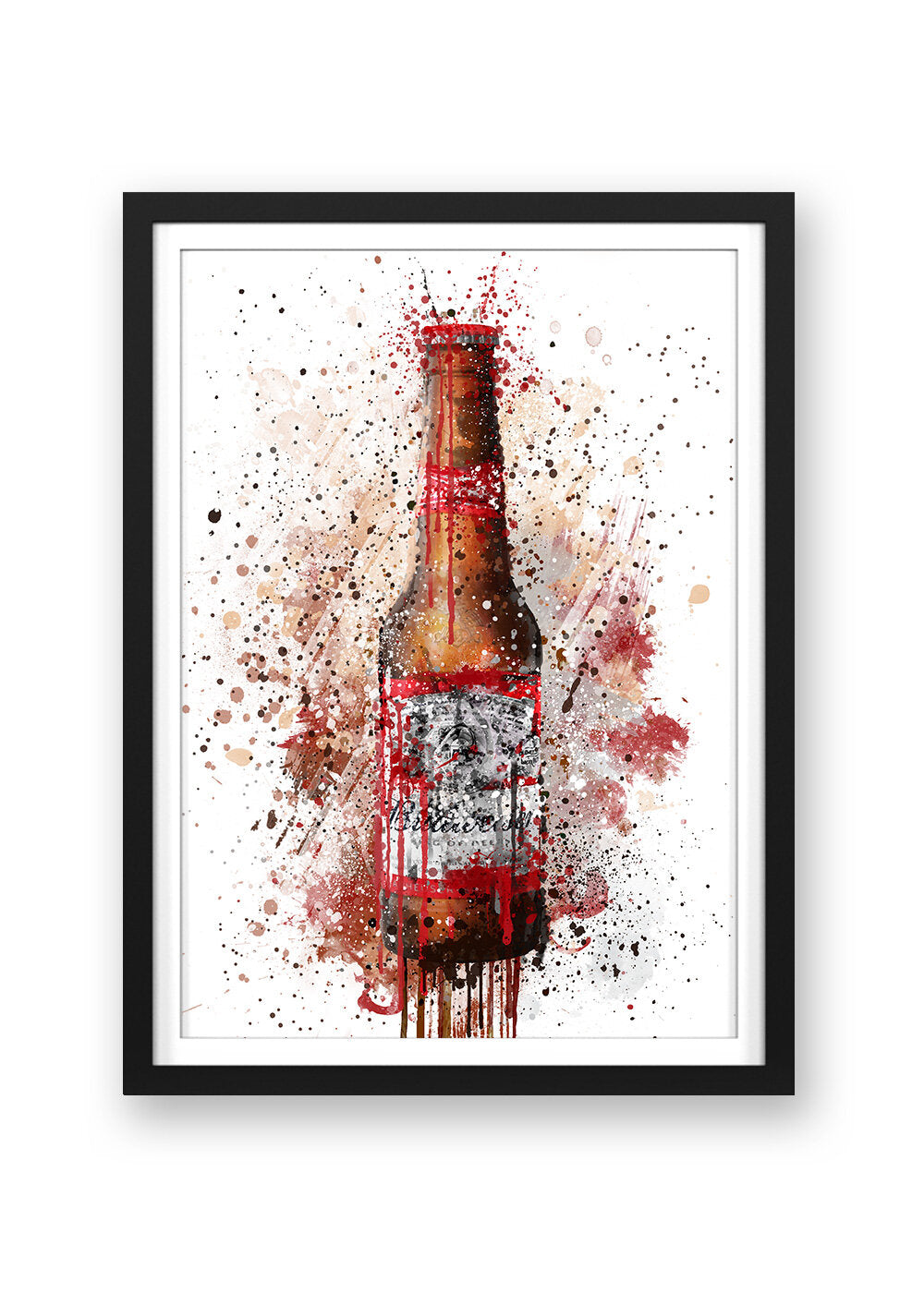 BUDWEISER BEER PRINT - 'HEY BUD'