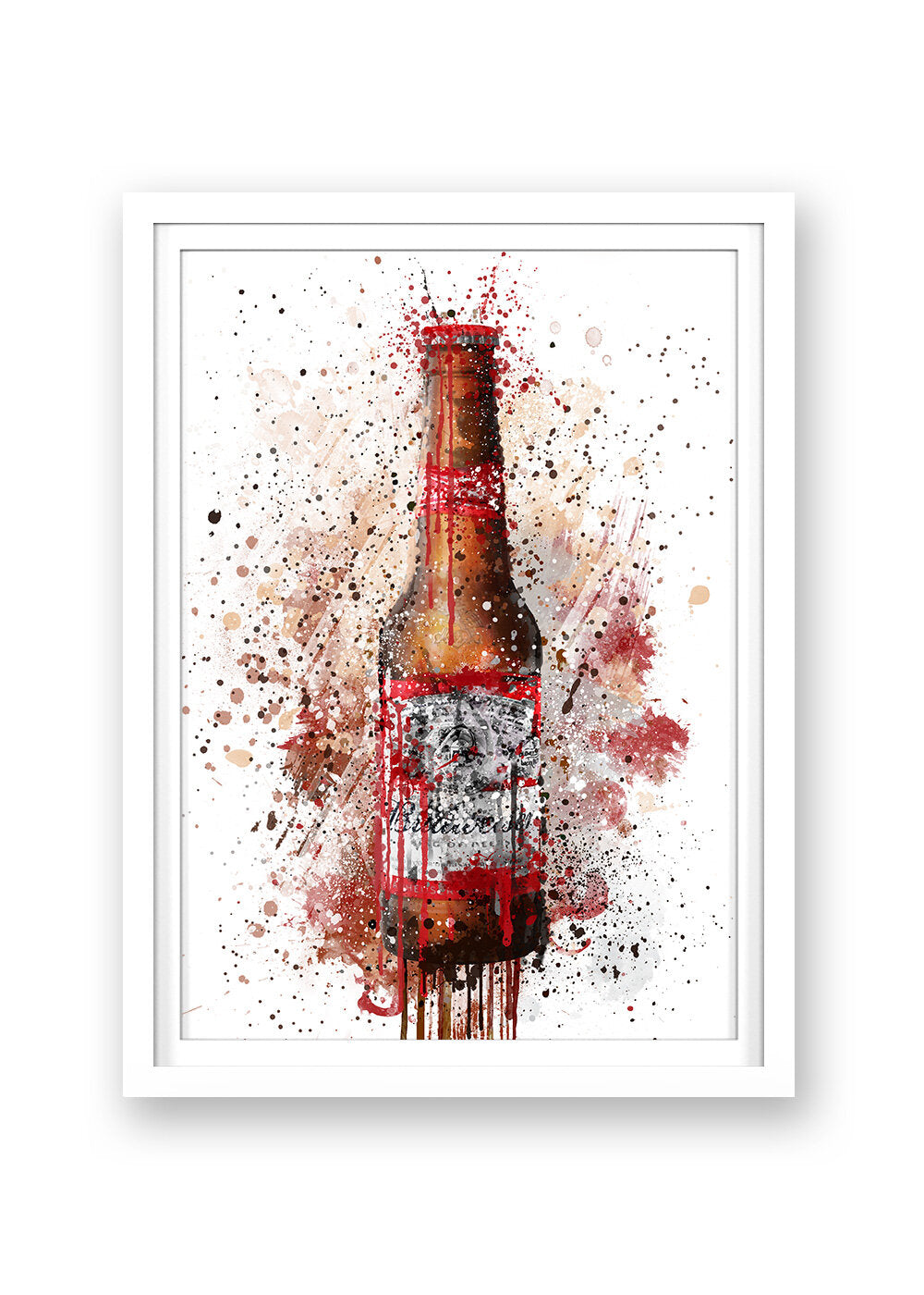 BUDWEISER BEER PRINT - 'HEY BUD'