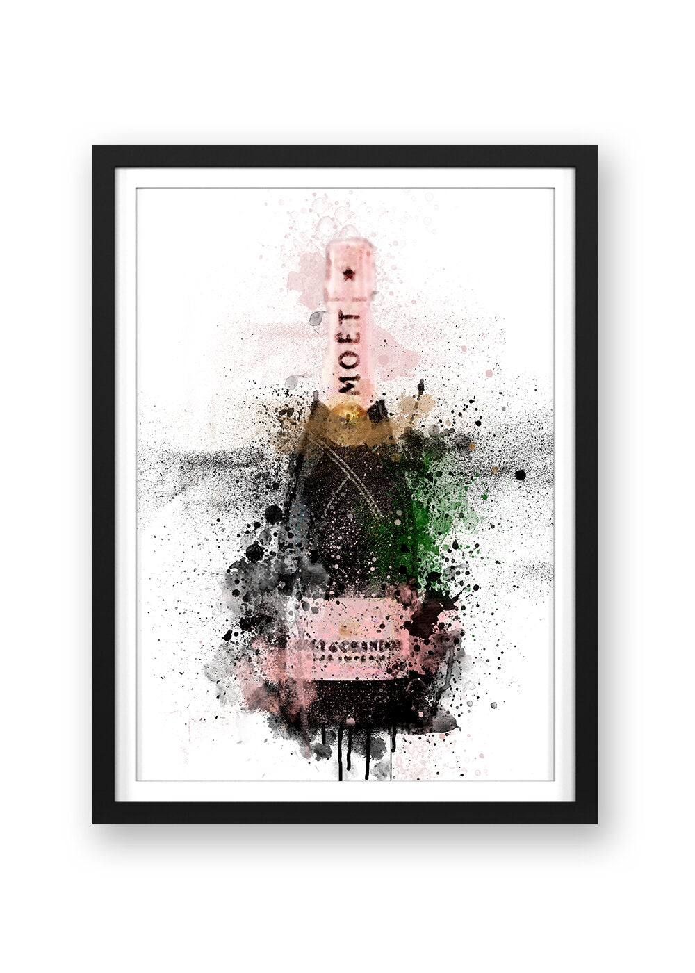 MOËT & CHANDON CHAMPAGNE PRINT - 'CHAMPAGNE KINDA GAL'