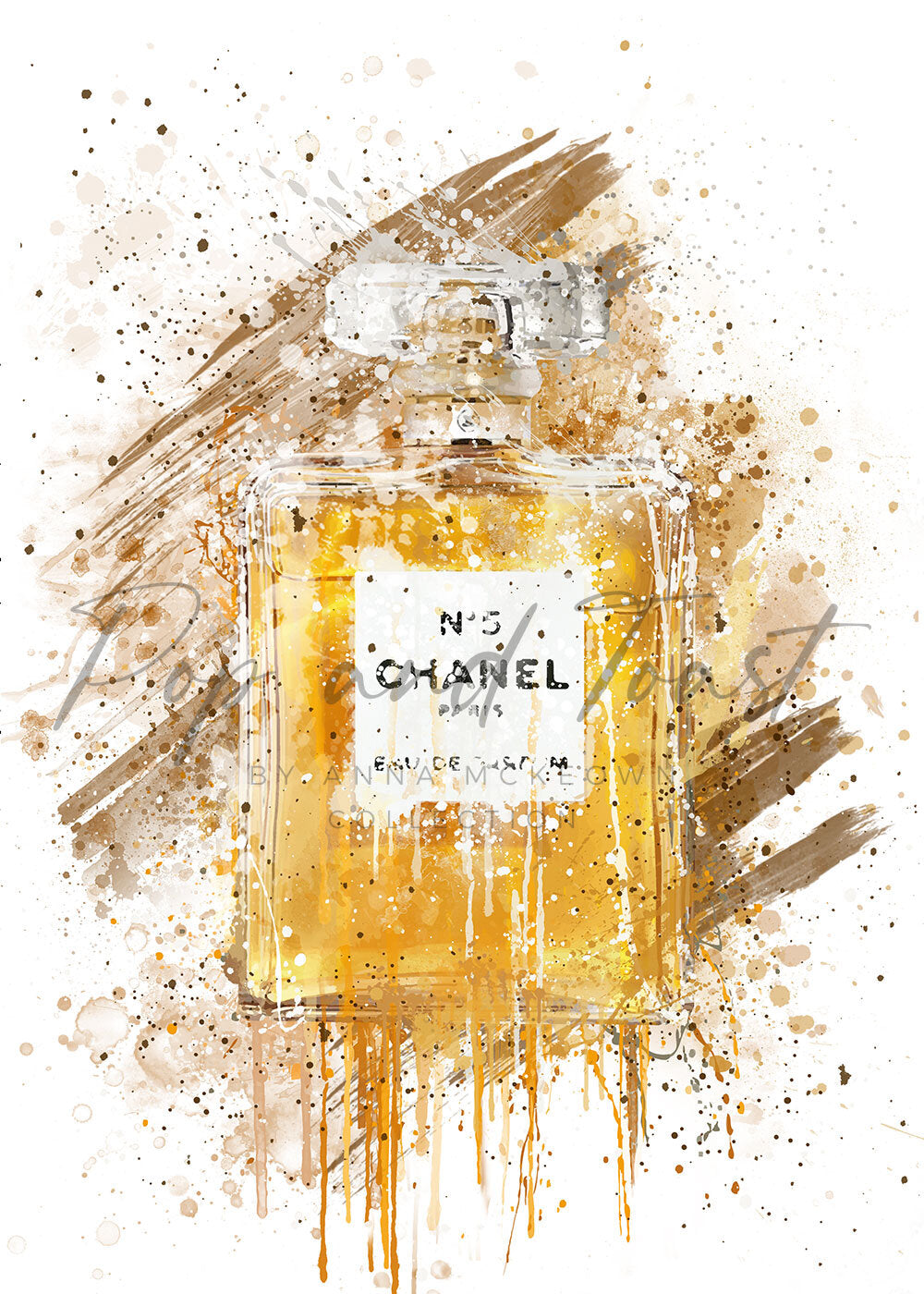 CHANEL PERFUME PRINT - 'NO. 5'