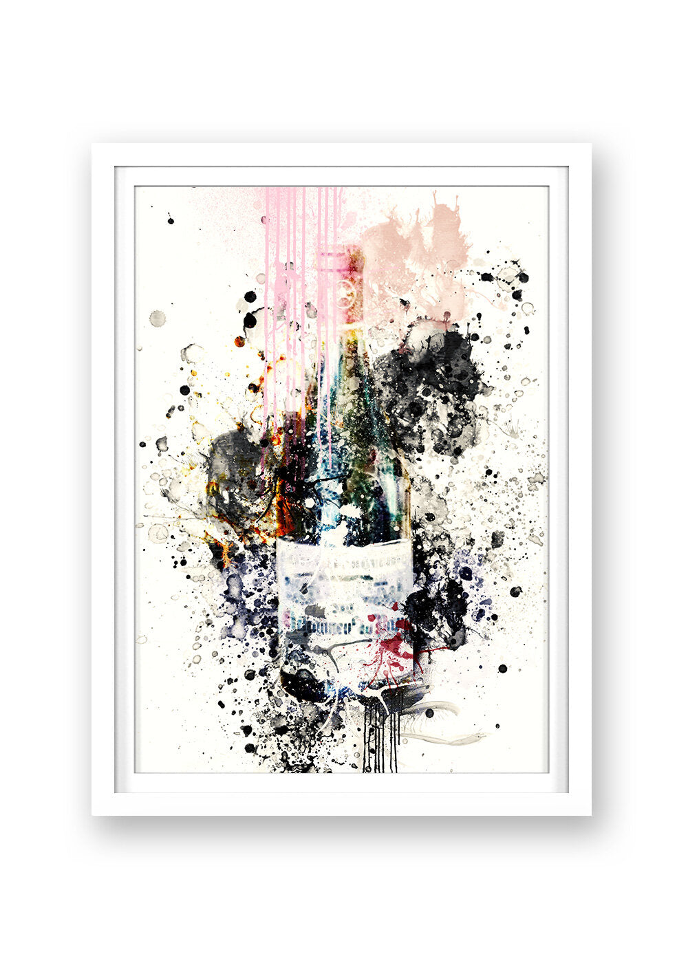 CHÂTEAUNEUF-DU-PAPÉ WINE PRINT - 'CHÂTEAU NUF'