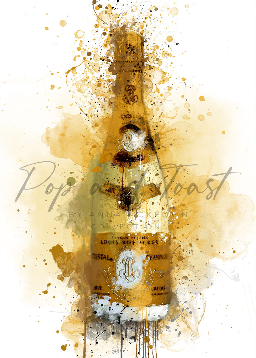 CRISTAL CHAMPAGNE PRINT - GOING 'BIG'