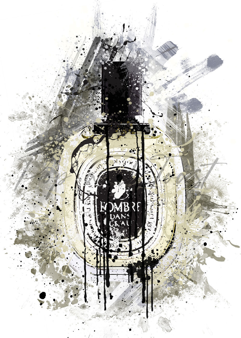 DIPTYQUE PERFUME PRINT - 'LADY OF LOVE'