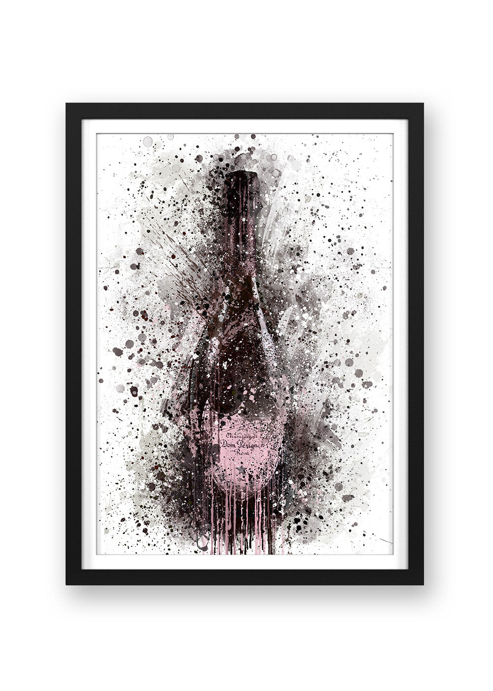 DOM PERIGNON CHAMPAGNE ROSÈ PRINT - 'PINK RHYTHM'