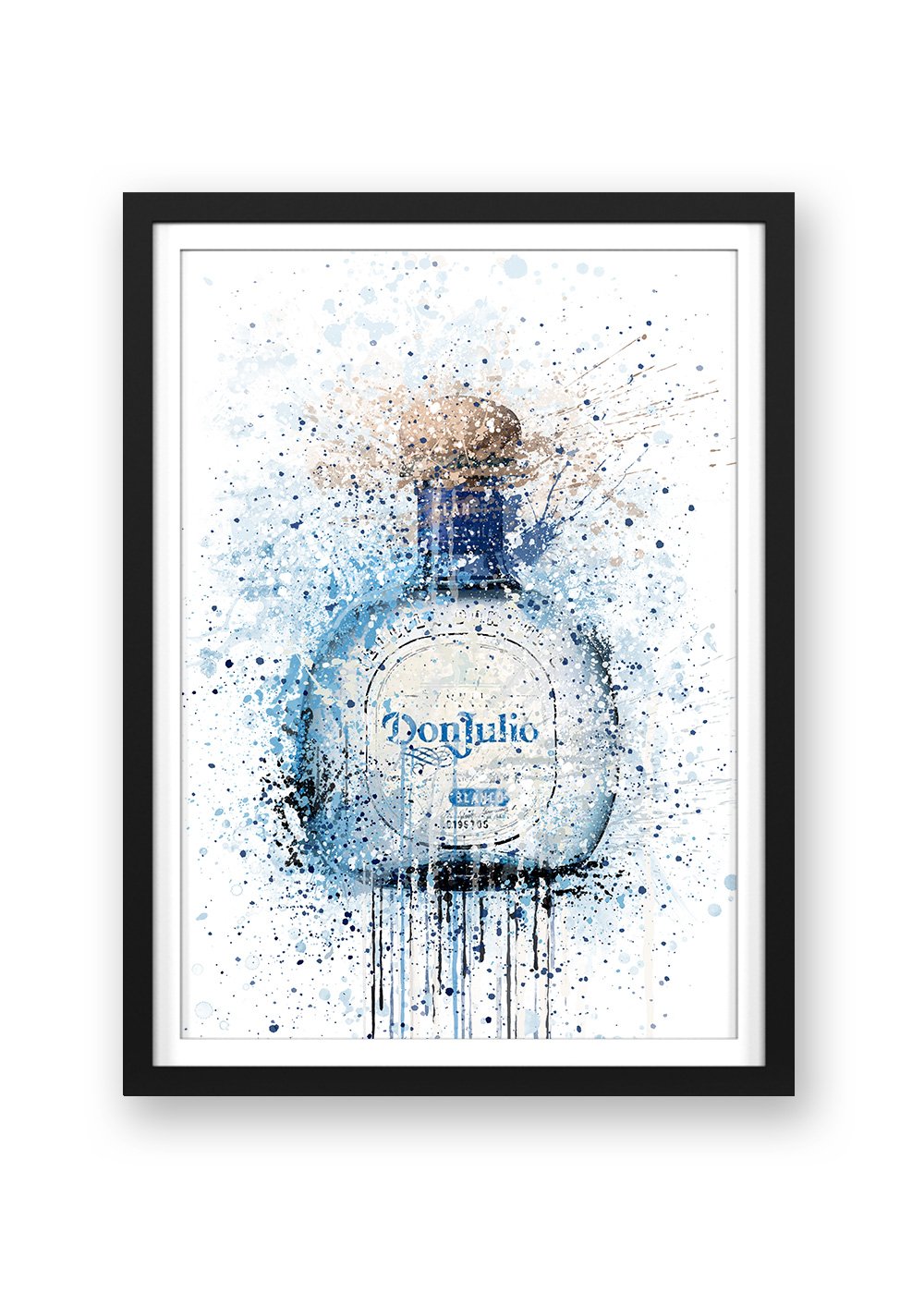 DON JULIO TEQUILA PRINT - 'DON BLUE'