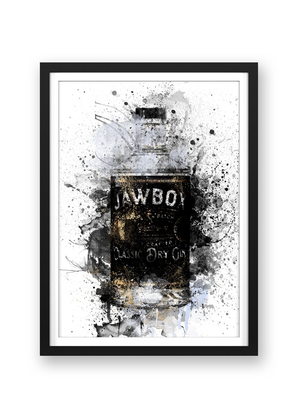 JAWBOX GIN PRINT - 'FANCY A WEE GIN?'