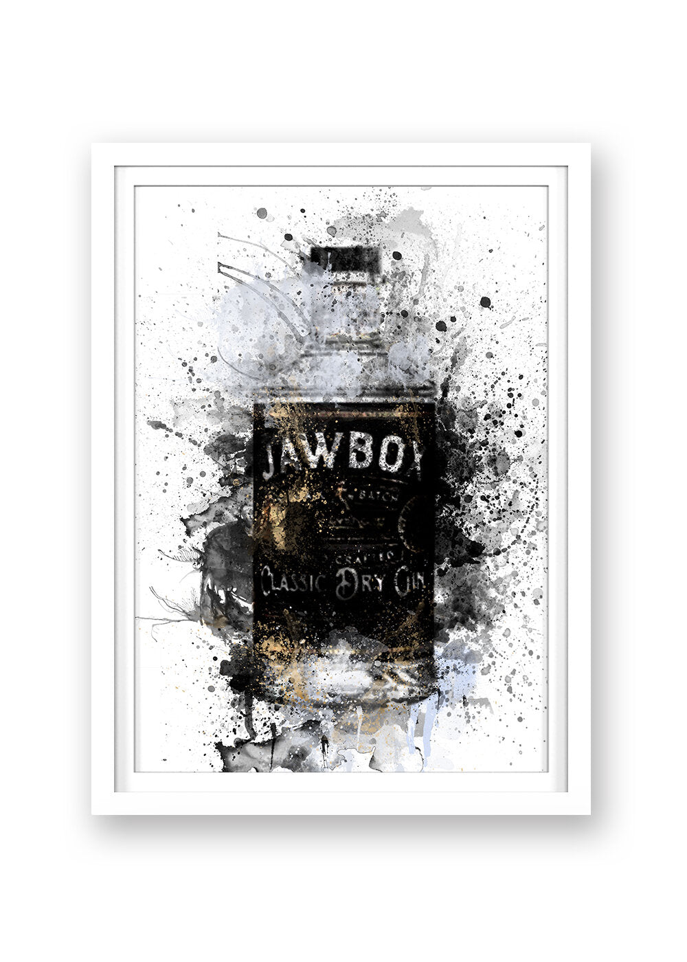 JAWBOX GIN PRINT - 'FANCY A WEE GIN?'