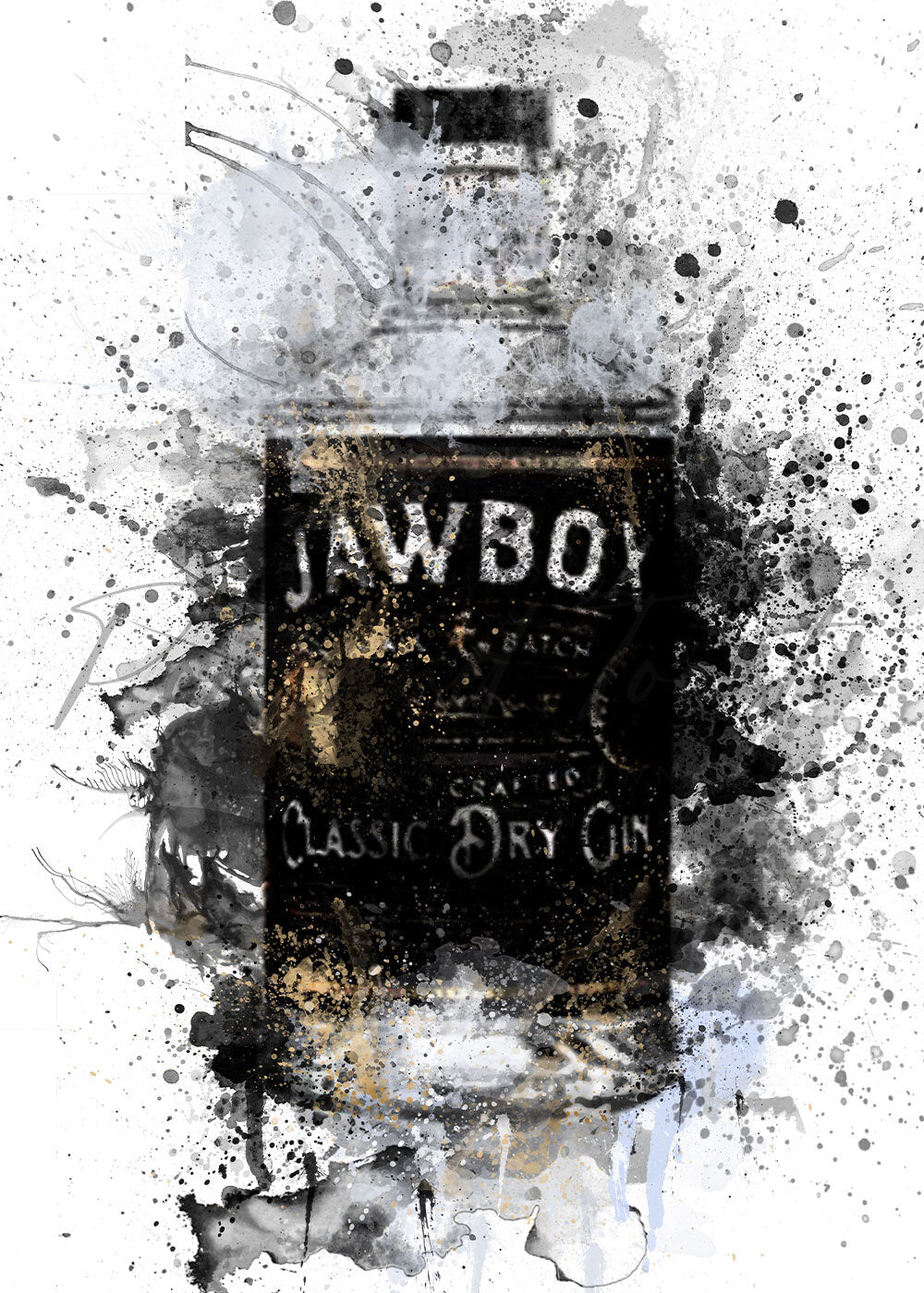 JAWBOX GIN PRINT - 'FANCY A WEE GIN?'