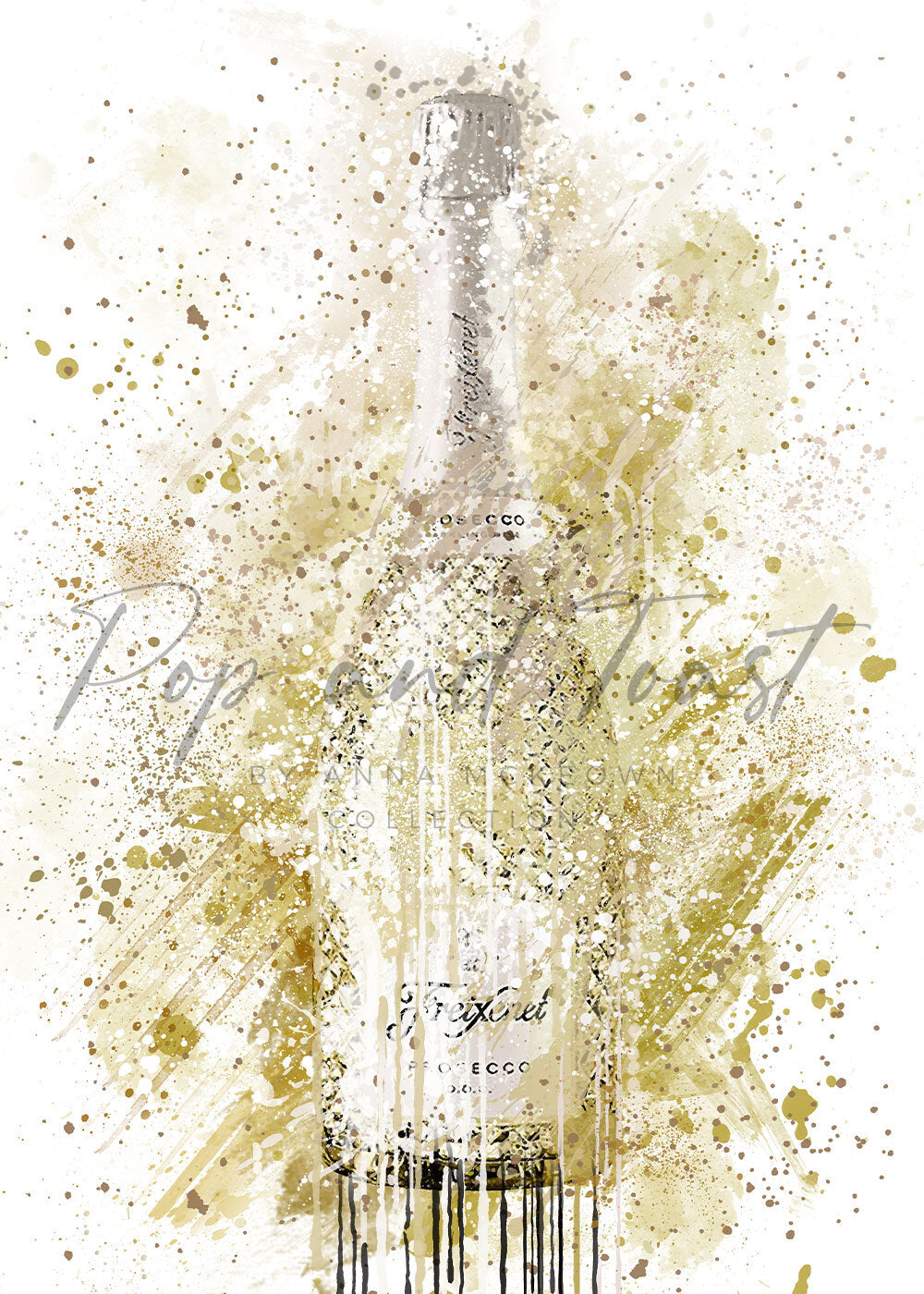 FREIXENET PROSECCO PRINT - 'ANYONE FOR BUBBLES'