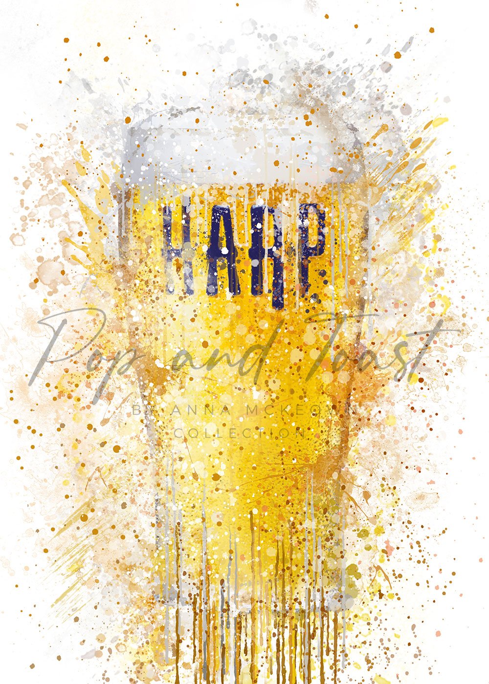 HARP BEER PRINT