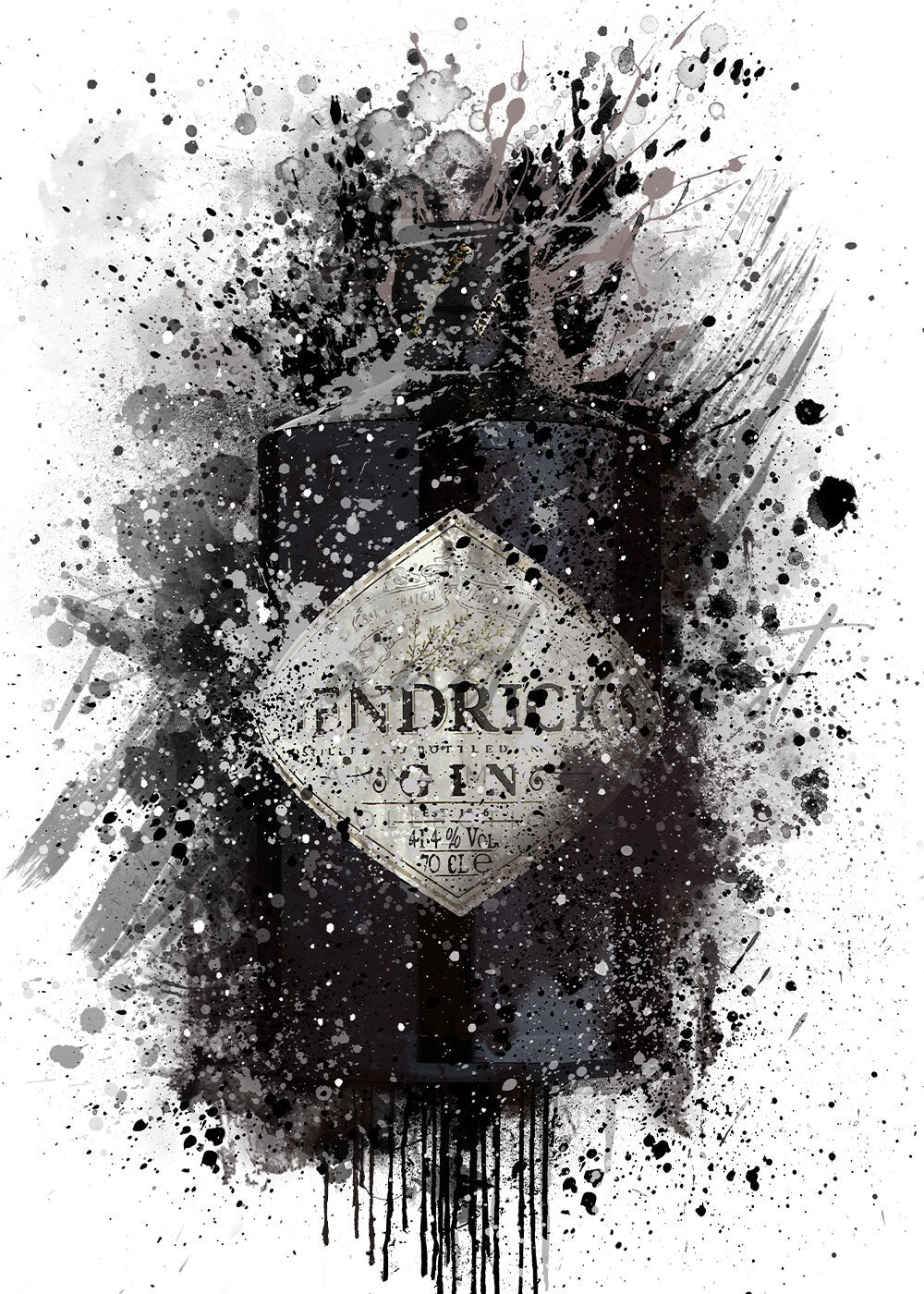 HENDRICKS GIN PRINT - 'GIN NIGHTS'