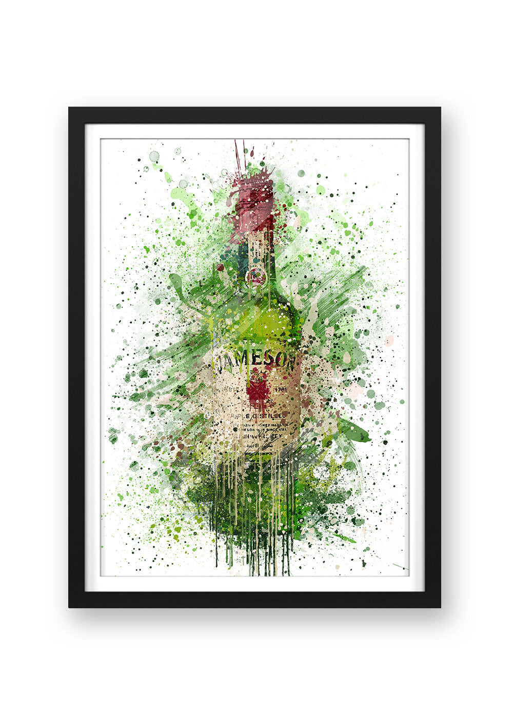 JAMESON IRISH WHISKEY PRINT - 'DEAR OLD IRELAND'