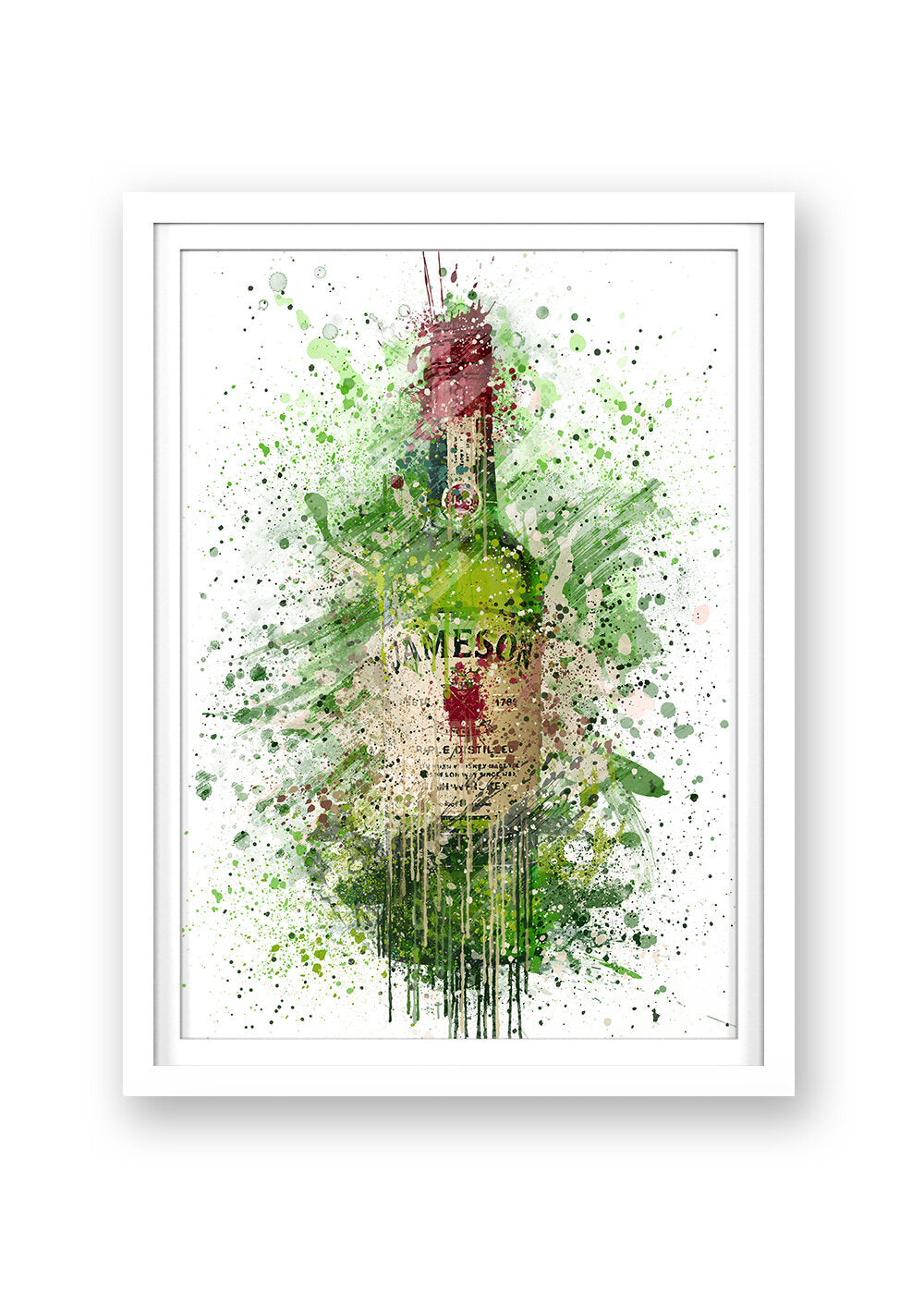 JAMESON IRISH WHISKEY PRINT - 'DEAR OLD IRELAND'