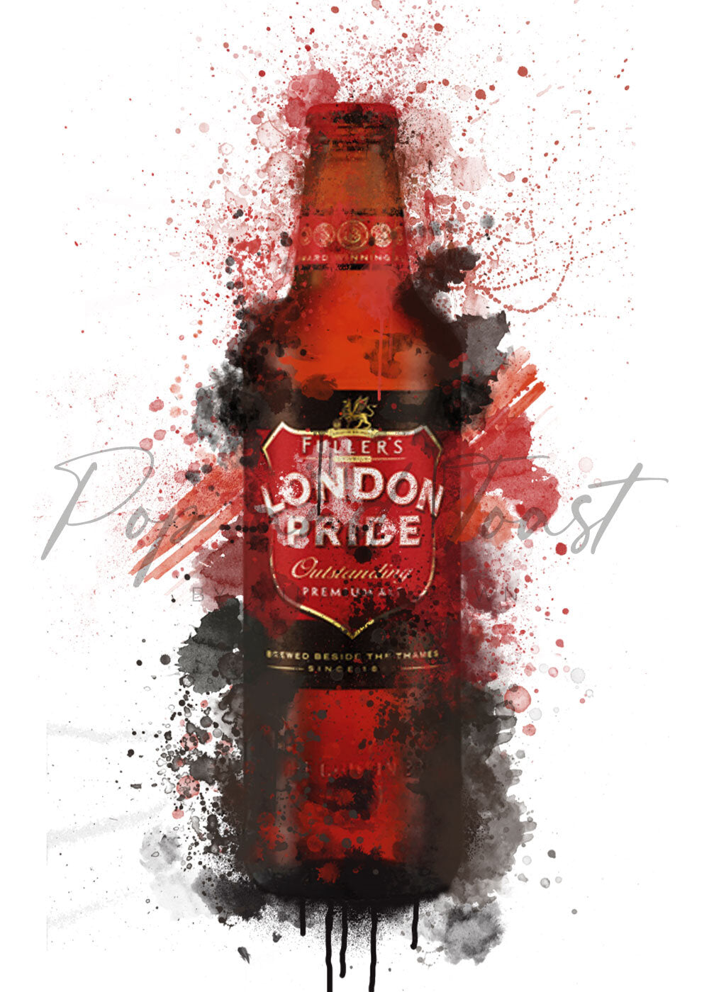 LONDON PRIDE BEER PRINT - 'GEORGE'S JOY'