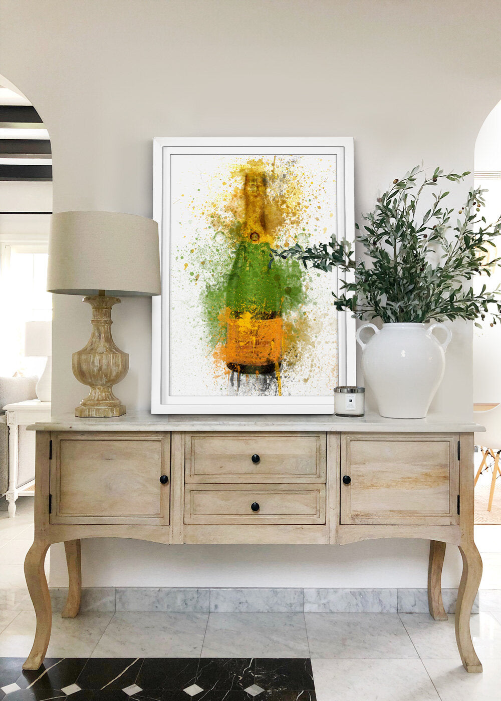 VEUVE CLICQUOT CHAMPAGNE PRINT - 'PARTY TIME'