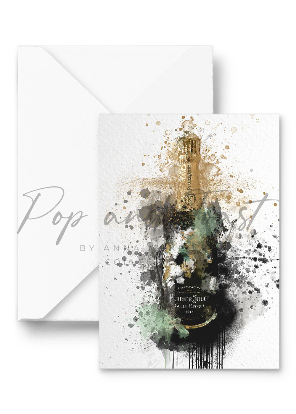 PERRIER-JOUËT GREETINGS CARD