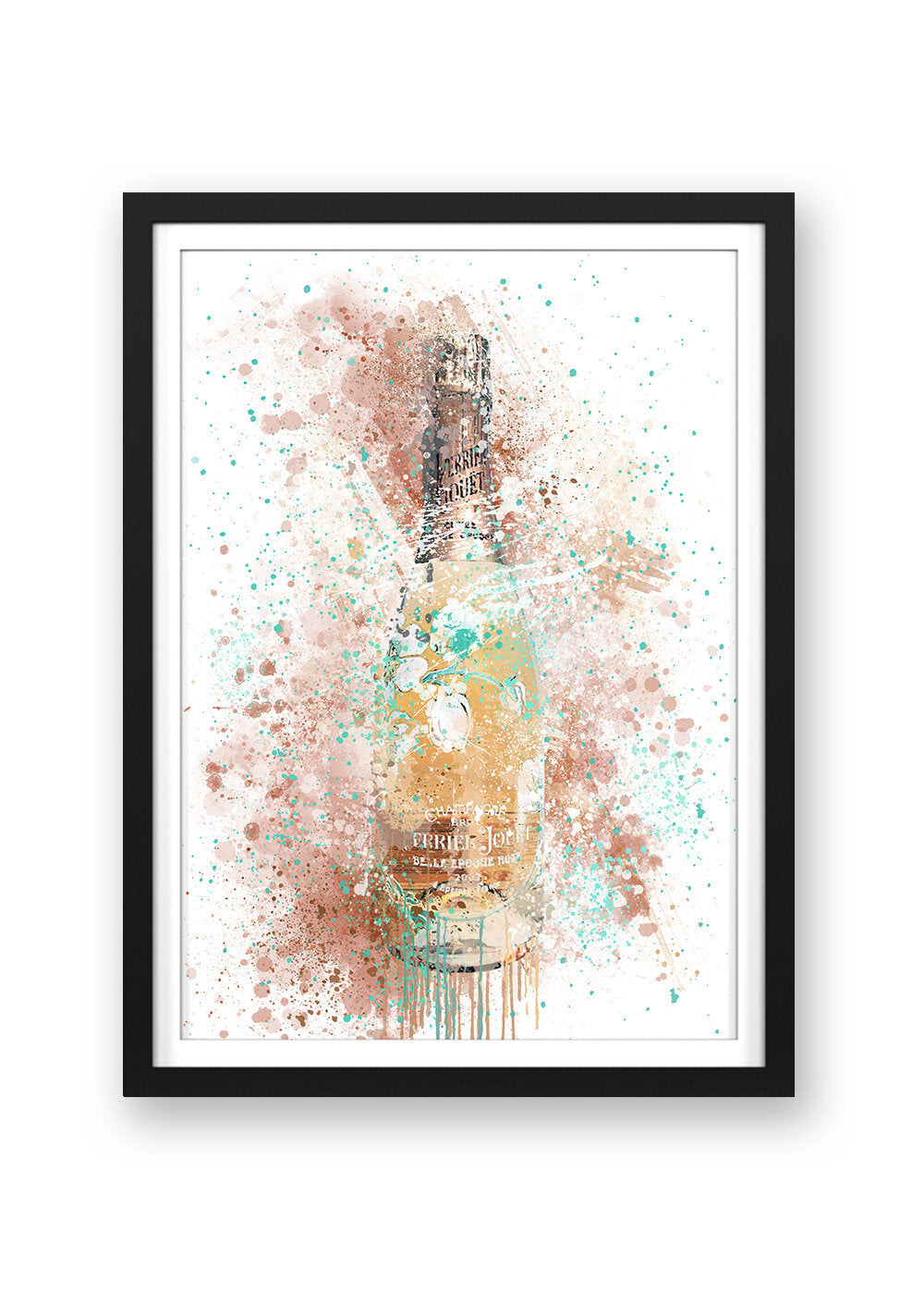 PIERRE JOUET ROSÈ CHAMPAGNE PRINT - 'SERVE ME CHILLED'