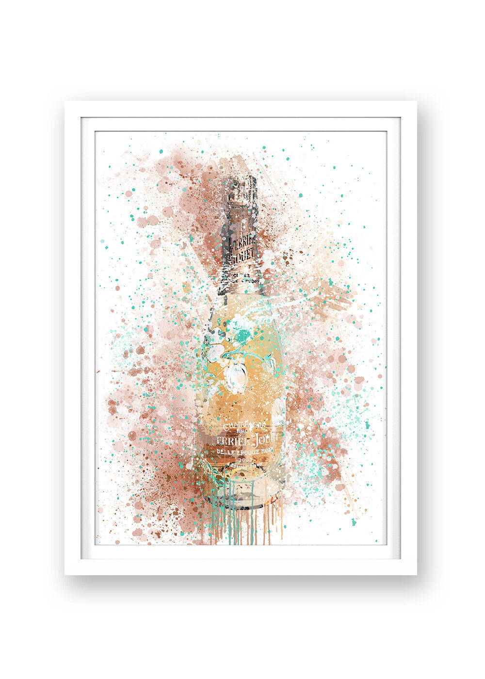 PIERRE JOUET ROSÈ CHAMPAGNE PRINT - 'SERVE ME CHILLED'