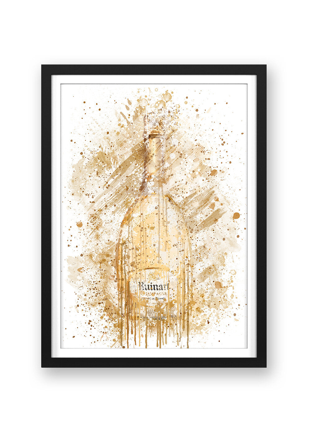 RUINART CHAMPAGNE PRINT - 'GLITZ & CHAMPS'