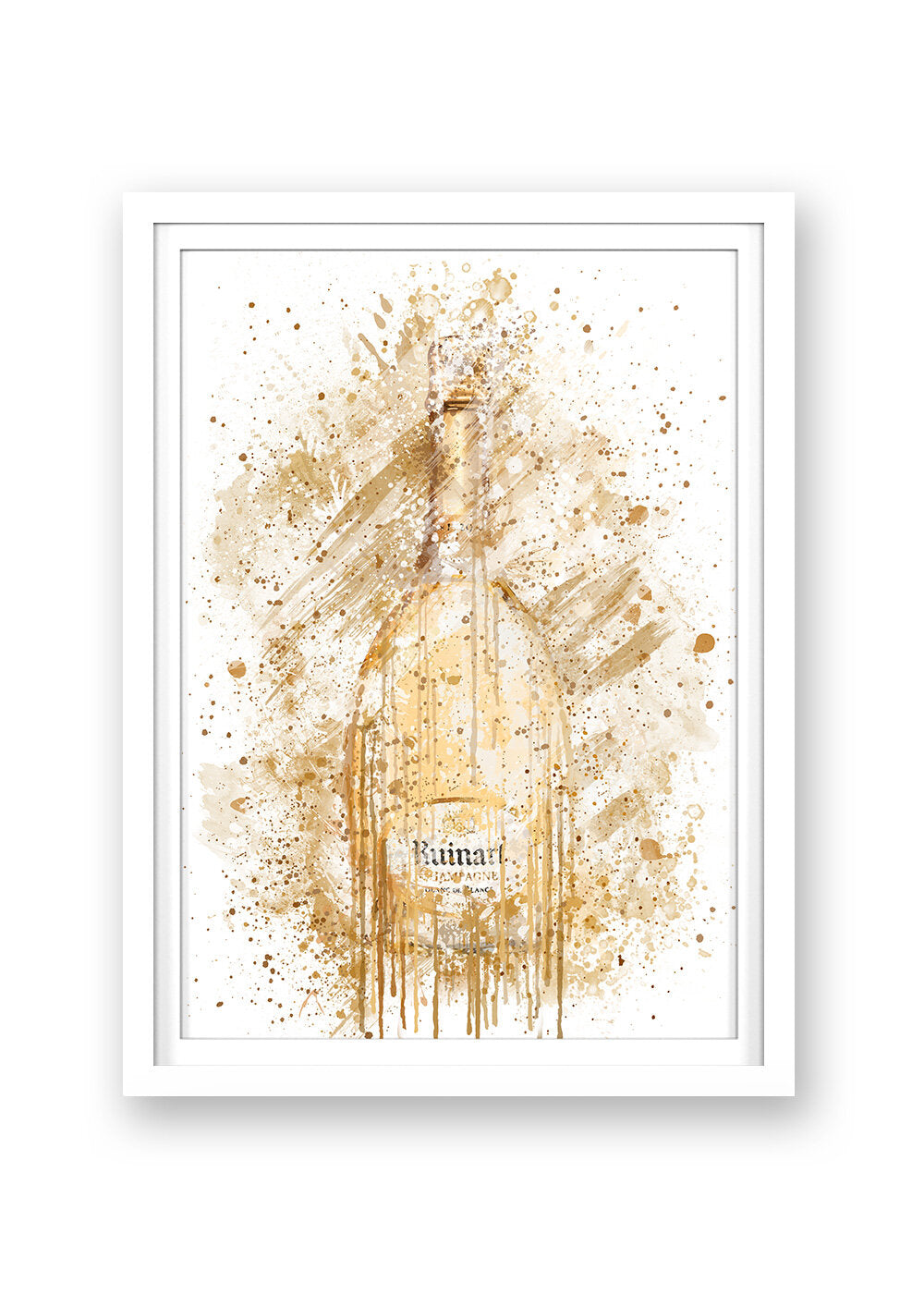 RUINART CHAMPAGNE PRINT - 'GLITZ & CHAMPS'