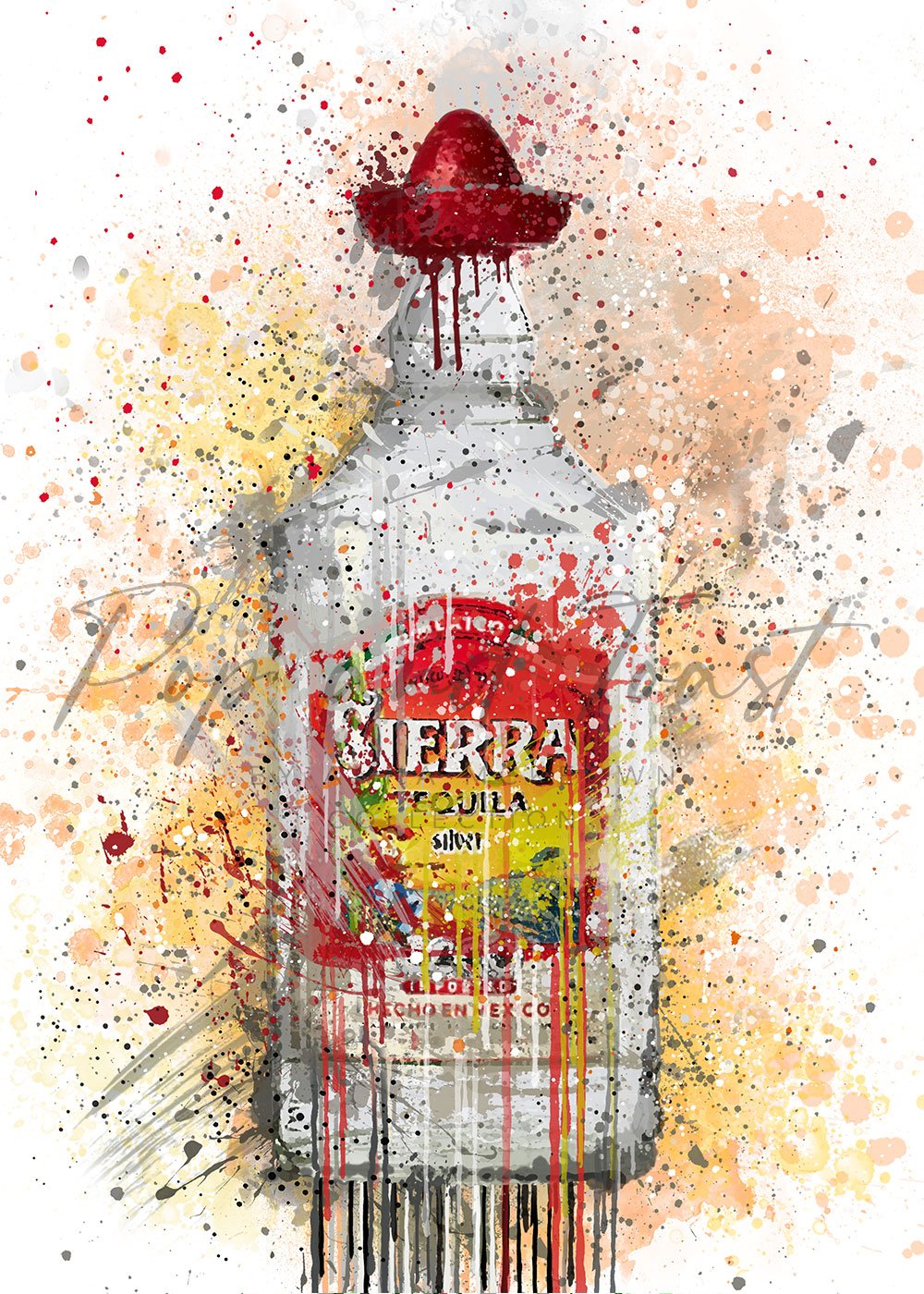 SIERRA TEQUILA PRINT - 'OH TEQUILA'