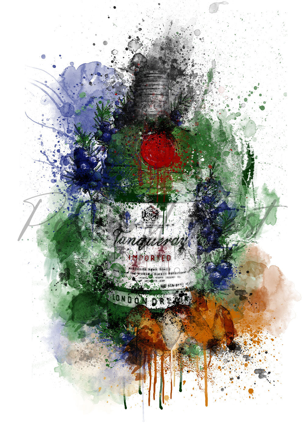 TANQUERAY GIN PRINT - 'I REALLY NEED A G&T'