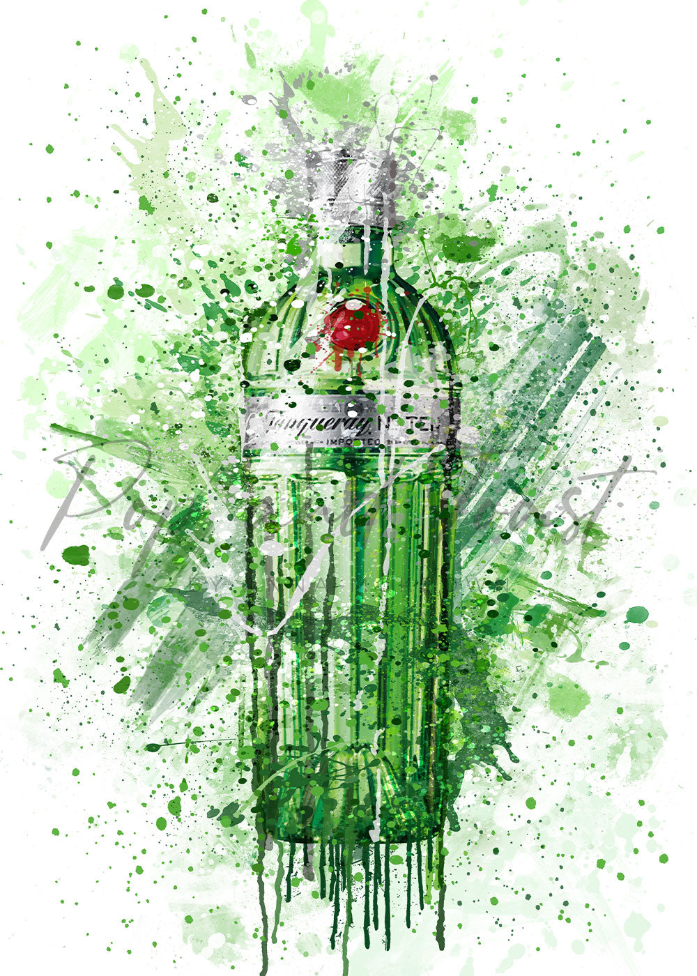 TANQUERAY TEN GIN PRINT - 'FIRST SIP'