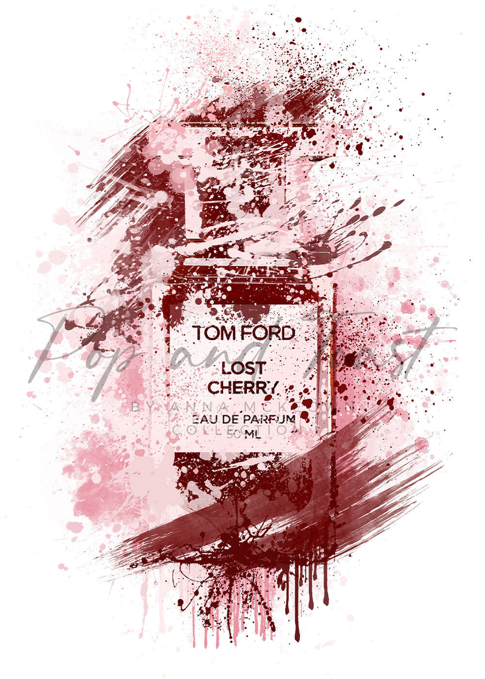 TOM FORD PERFUME PRINT - 'LOST CHERRY'