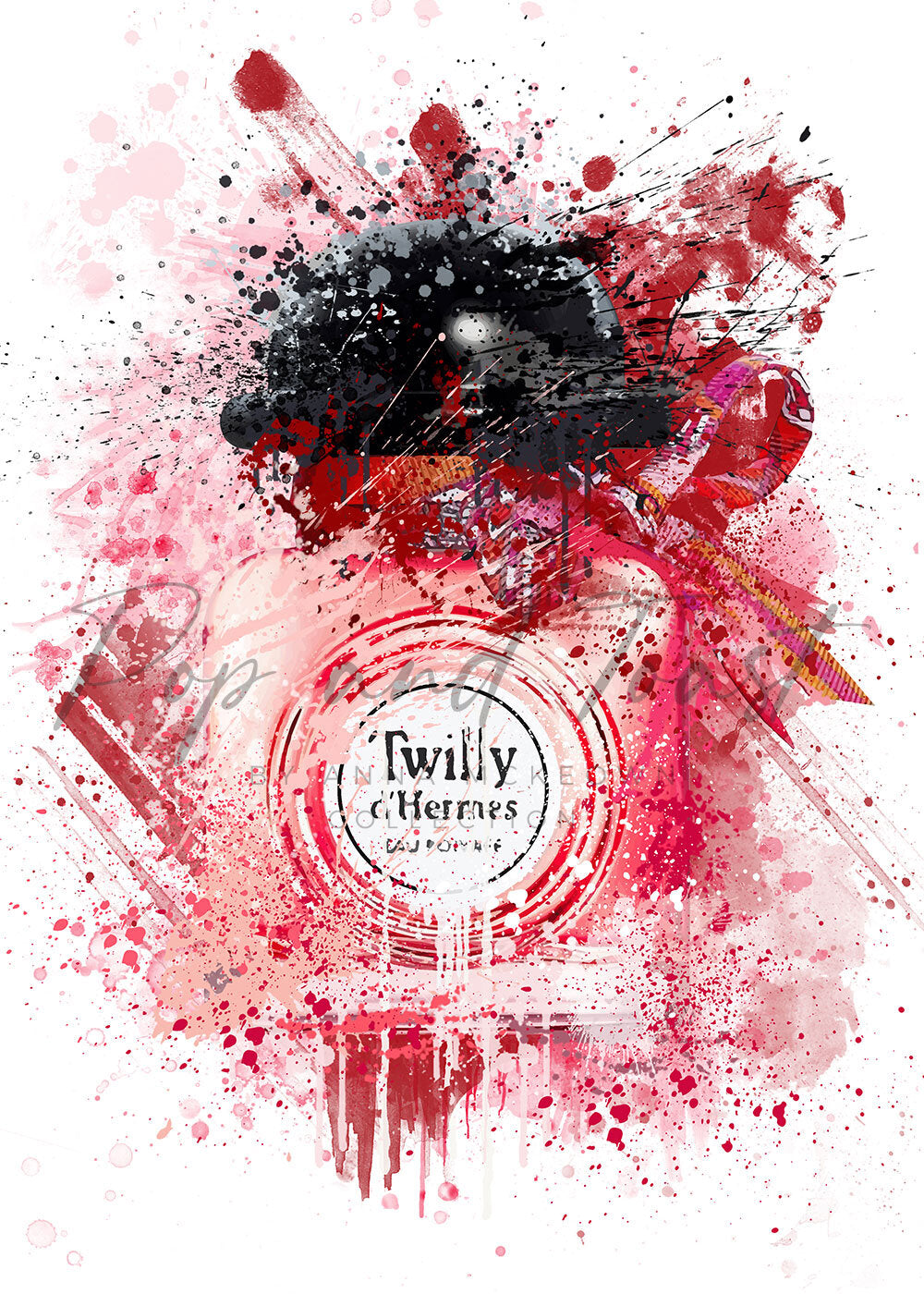 HERMÈS PERFUME PRINT - 'TWILLY'