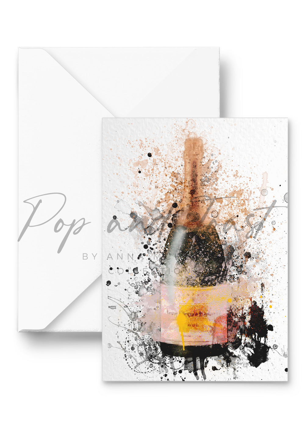 VEUVE CLICQUOT ROSÉ GREETINGS CARD