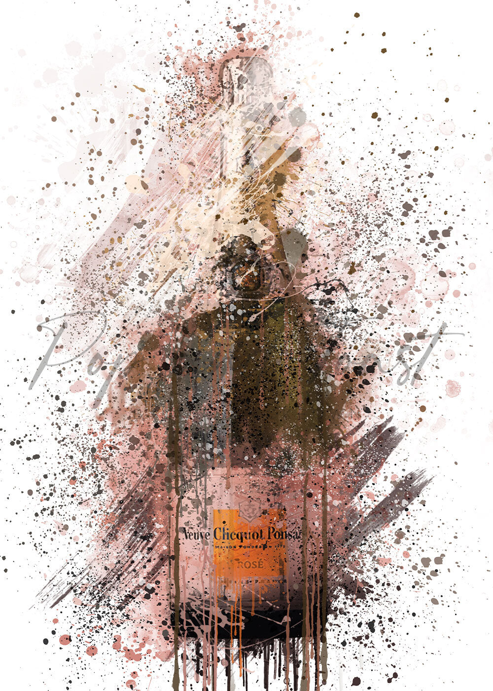 VEUVE CLICQUOT ROSÈ PRINT - 'WASN'T THAT A PARTY'